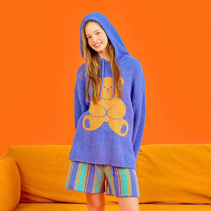 WIGGLE WIGGLE HOODED PAJAMA TEDDY BEAR