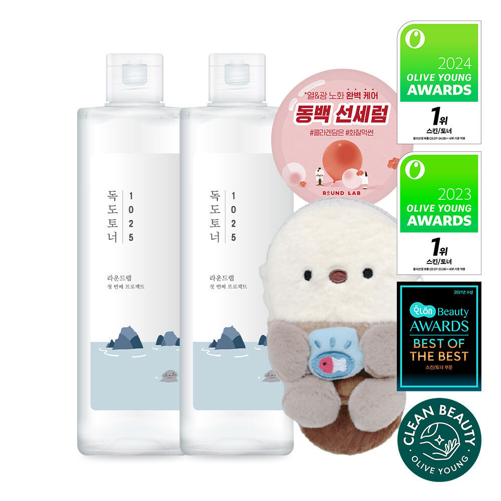 ROUND LAB 1025 獨島爽膚水【300ml + 300ml】