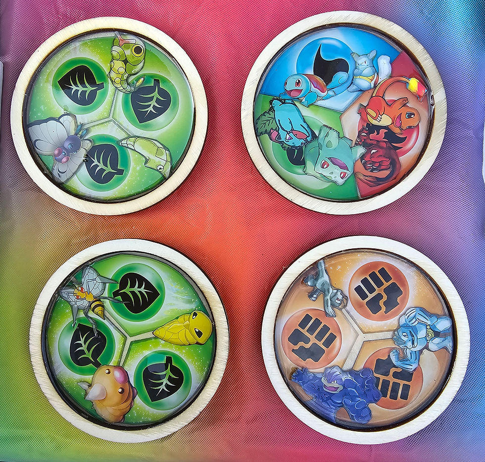 Thumbnail: Wooden/Resin Coasters