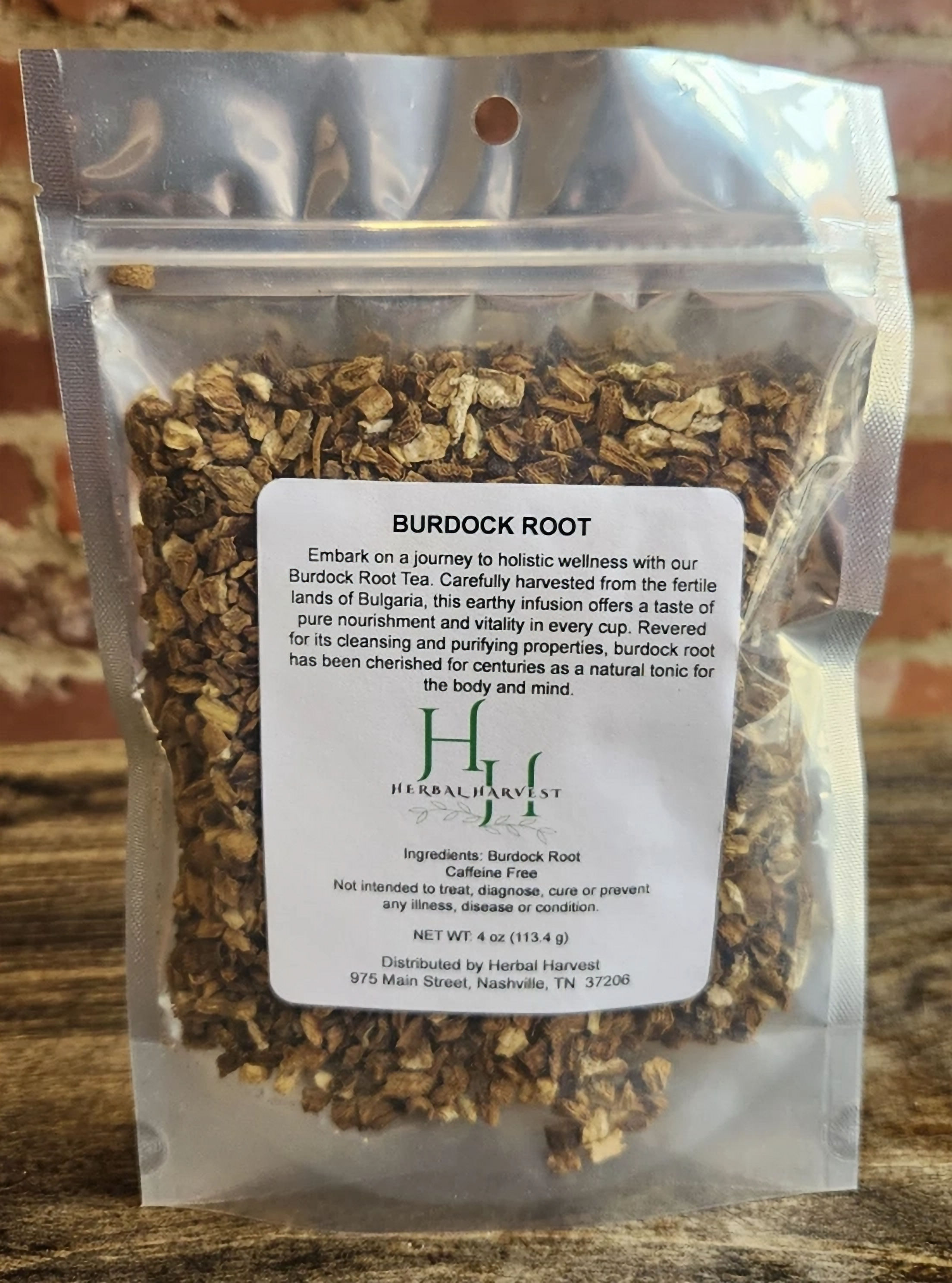 Organic Burdock Root Tea - Herbal Harvest
