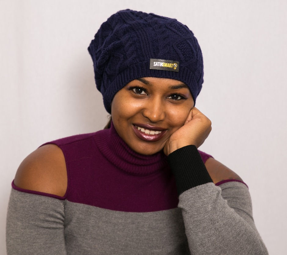 Thumbnail: SATIN LINED SLOUCHY BEANIES