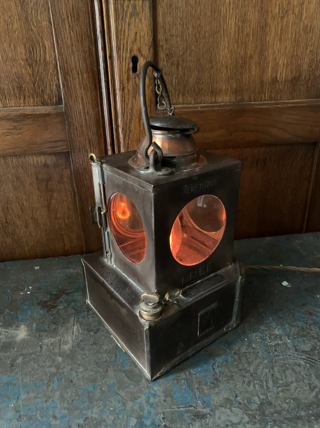 Converted Railway Signal Lamp