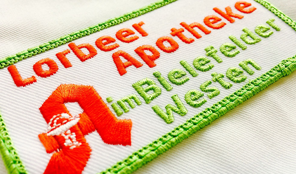 Stickemblem | Lorbeer-Apotheke