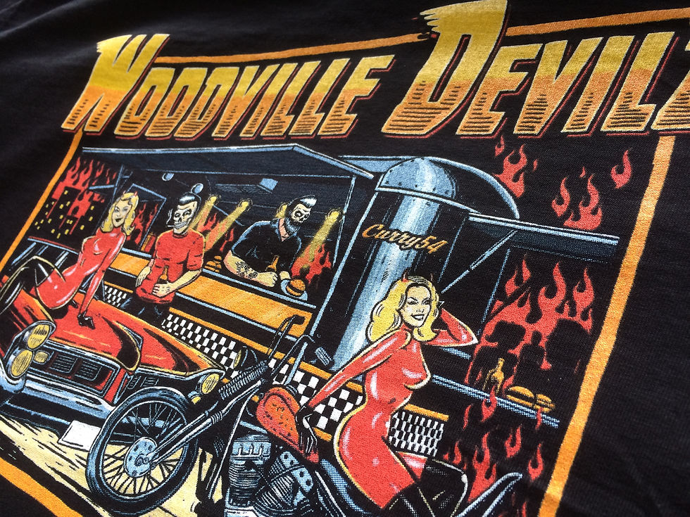 Siebdruck Woodville Devilz - Curry54