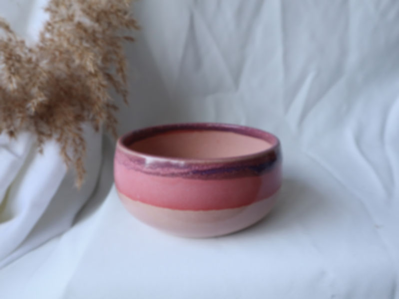 DEEP PINK, Half-Moon Bowl, Small