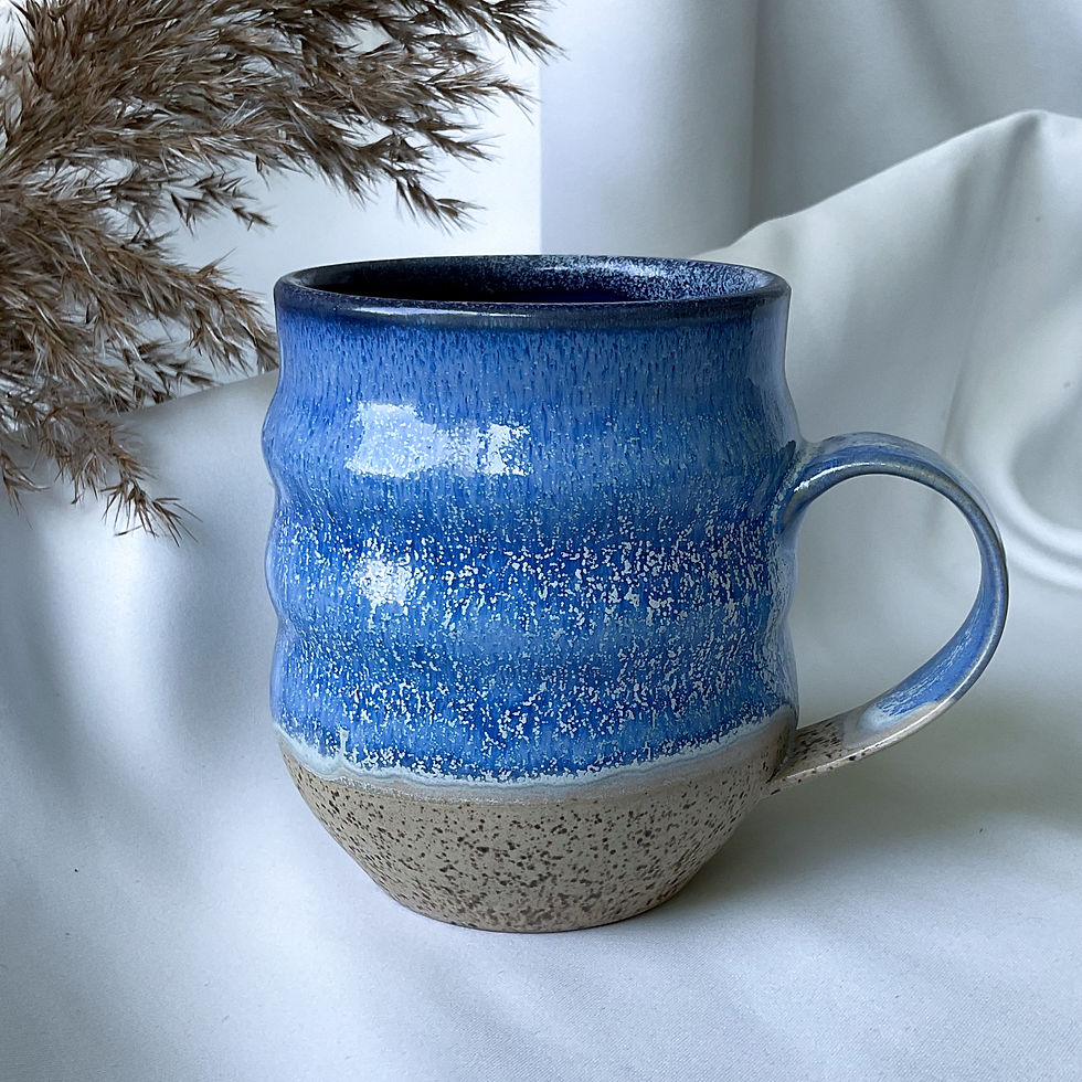 Thumbnail: BLUE WAVE, Pompous Mug, Large