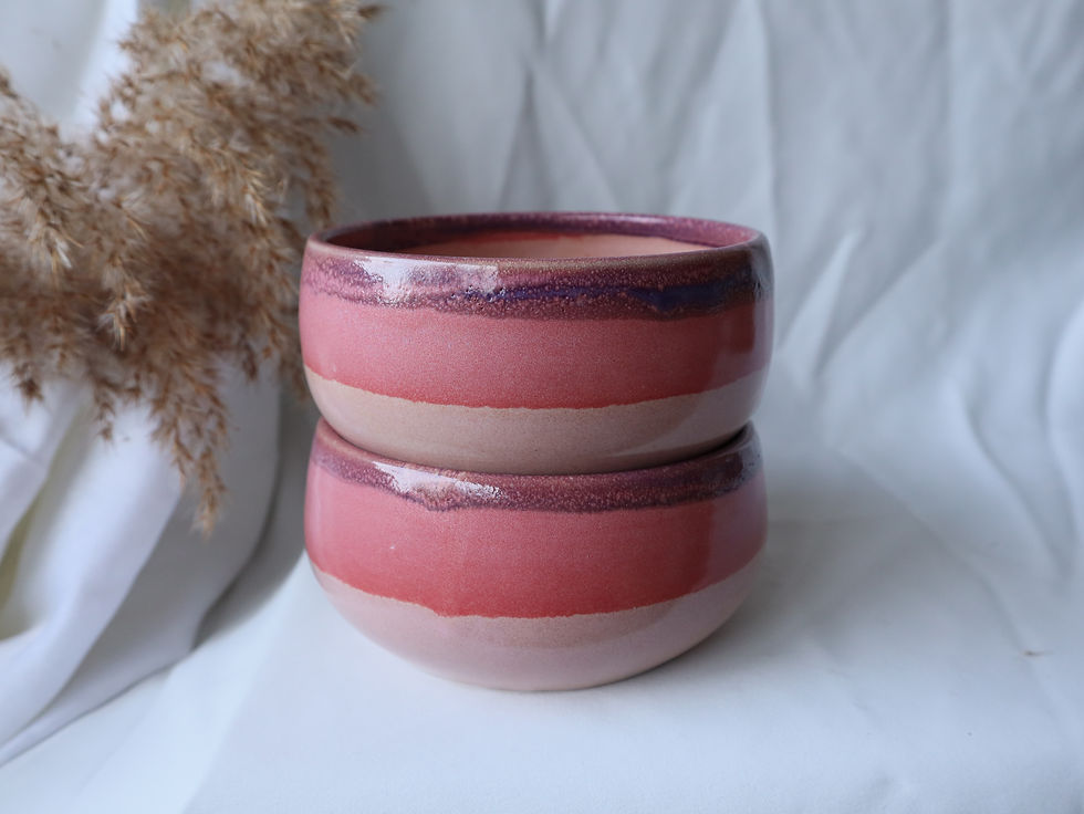 תמונה ממוזערת: DEEP PINK, Half-Moon Bowl, Small