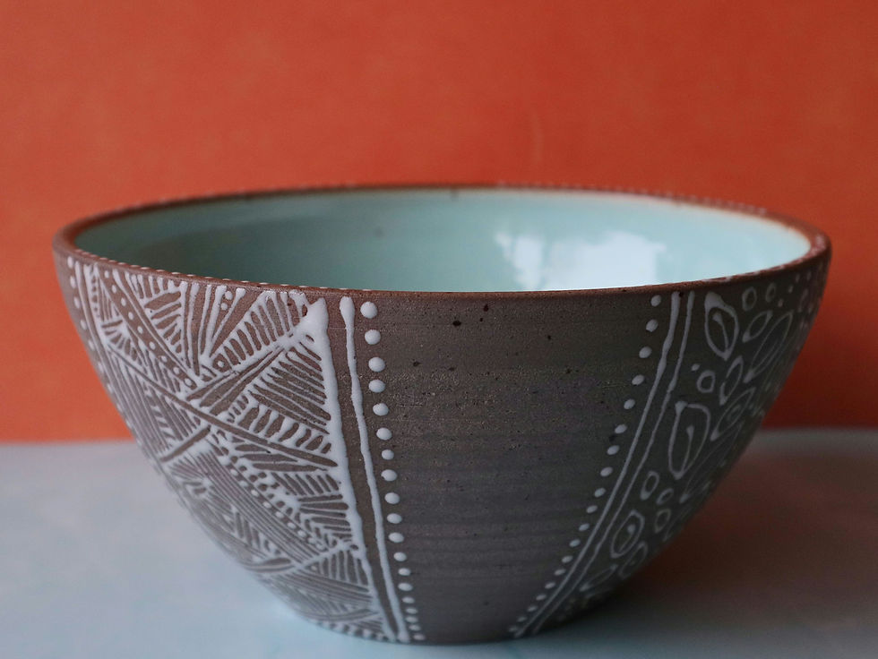 WINTER CROCHET, Turquoise Soup Bowl