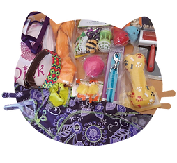 Venta de accesorios, juguetes y ropa para mascotas.