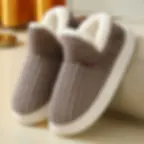 Miniatura: Evshine Soft Sole Slippers for Women Winter Fashion Women Fur Slippers Fuzzy