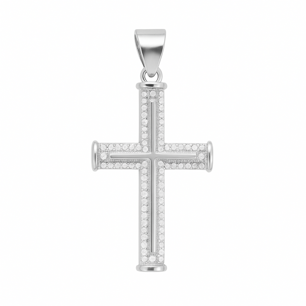 Miniatura: Cruz Plata .925 Zirconia