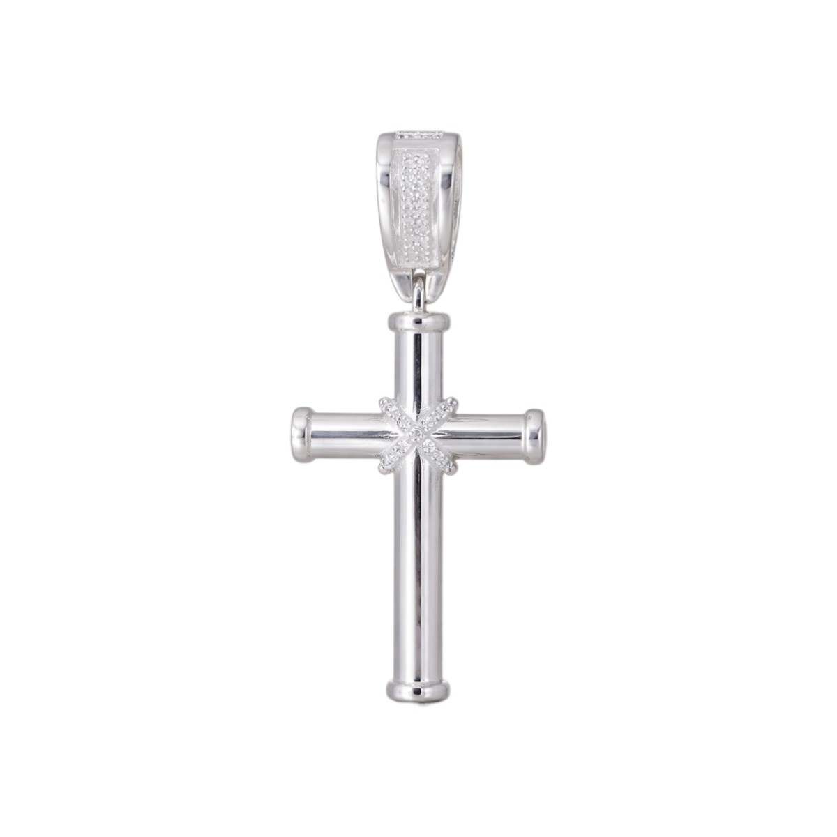 Cruz plata 925 zirconia
