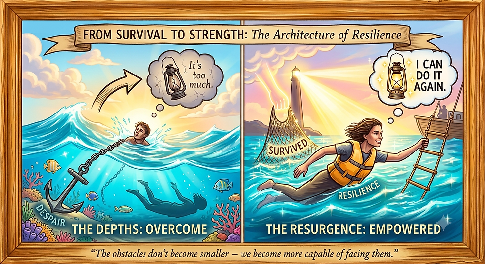 The Psychology of Surviving Once