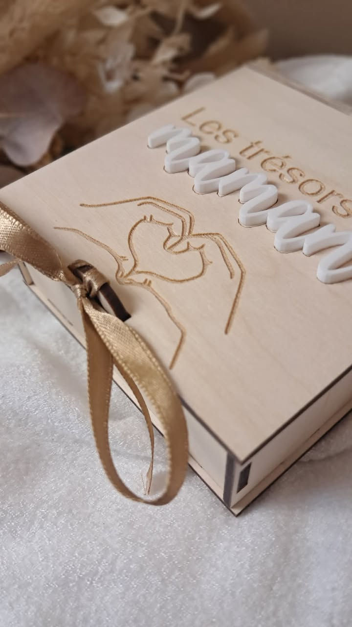 Miniature : Boite en bois pour la fete des mamans