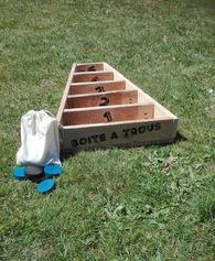 Boite a trous palets location jeux bois mayenne laval 53