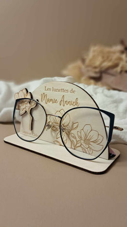 support-lunettes-bois-personnalisable