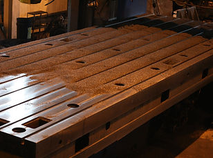 Piani Stolle in Ghisa con cave a " T "