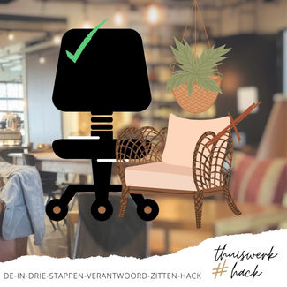 Drie tips om beter achter je bureau te zitten