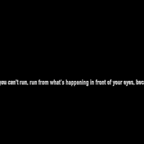 Why do you run when you know you can't run, run from what's happening in front of your eyes, because you're a fucking hypocrite? (2024)
