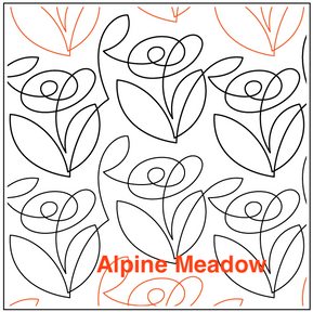 Line Drawing of Alpine Meadows panto