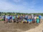 Group photo of paddlers posing