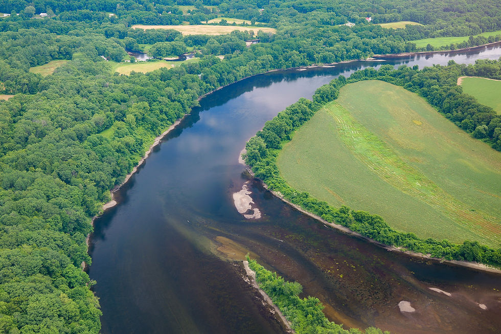 Connecticut River in Northfield, MA