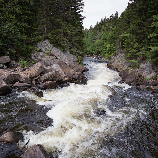 Falls in the Connecticut River below Second Connecticut Lake