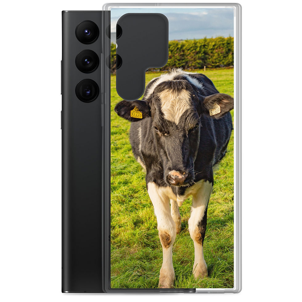 Thumbnail: Cow in the meadow Clear Case for Samsung®