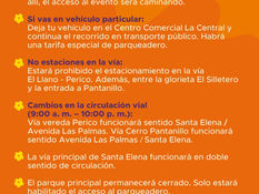 Santa Elena tendrá medidas especiales de movilidad durante el Festival de Sancochos y Sabores Campesinos