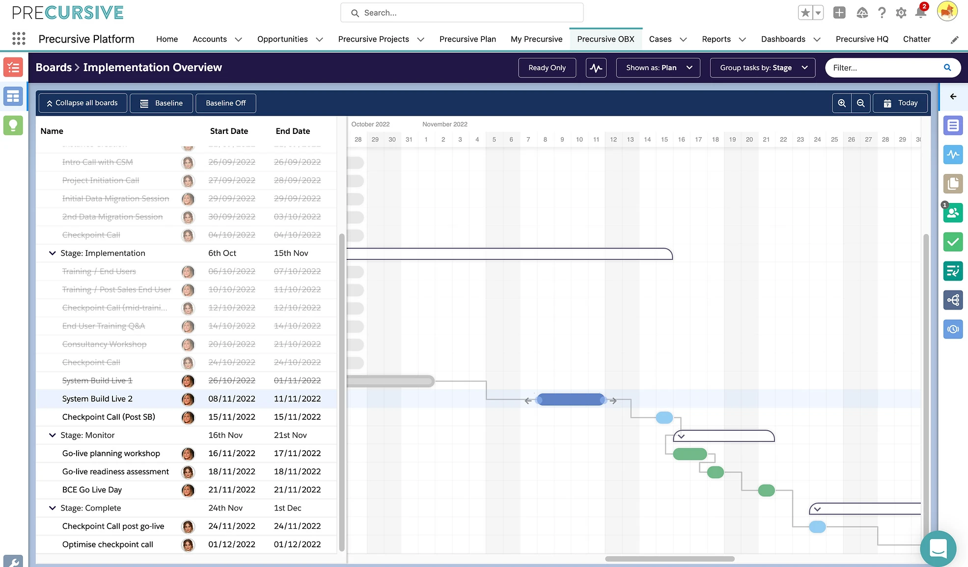 Implementation Overview in Precursive