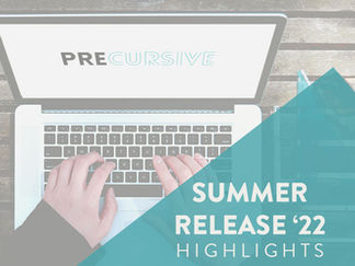 PRECURSIVE SUMMER '22 RELEASE