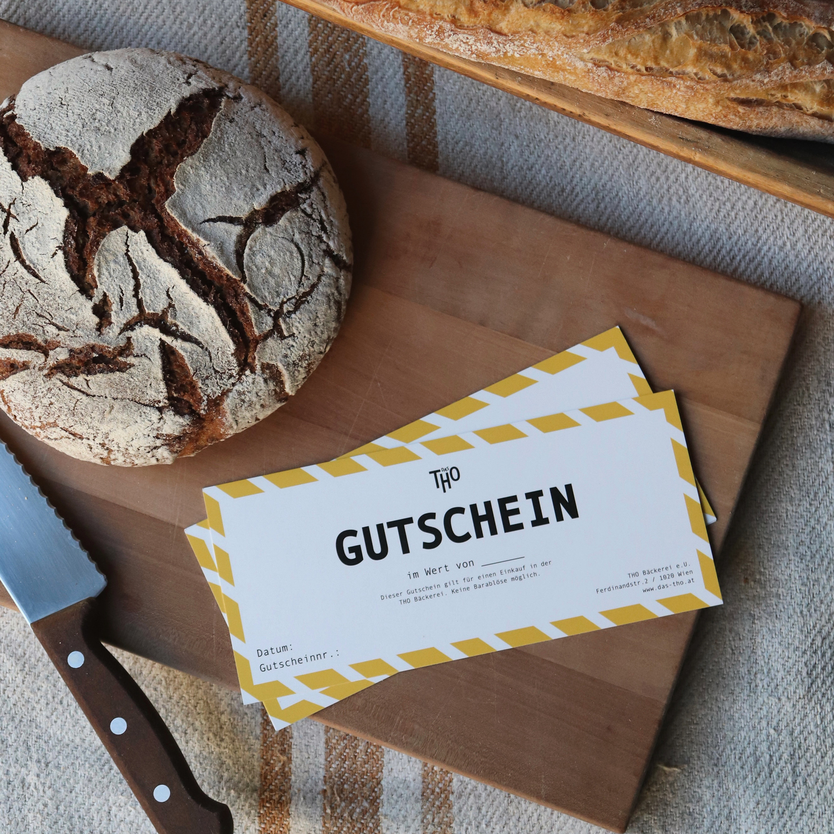 Geschenkgutscheine für Bäckerei
