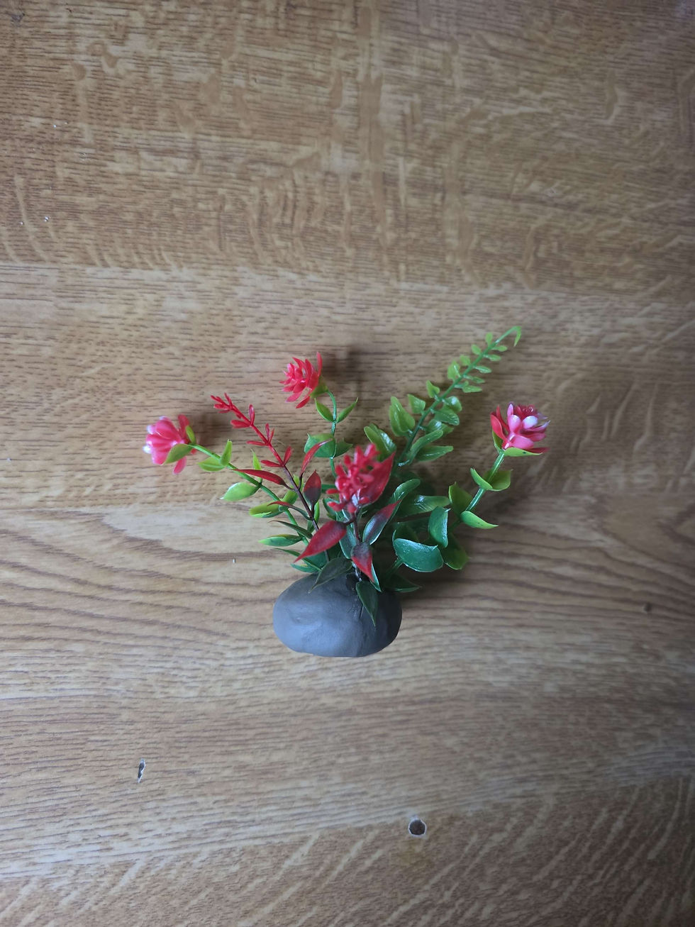 Indexkép: JSW Flowers & Fern Weighted Decor- Red small