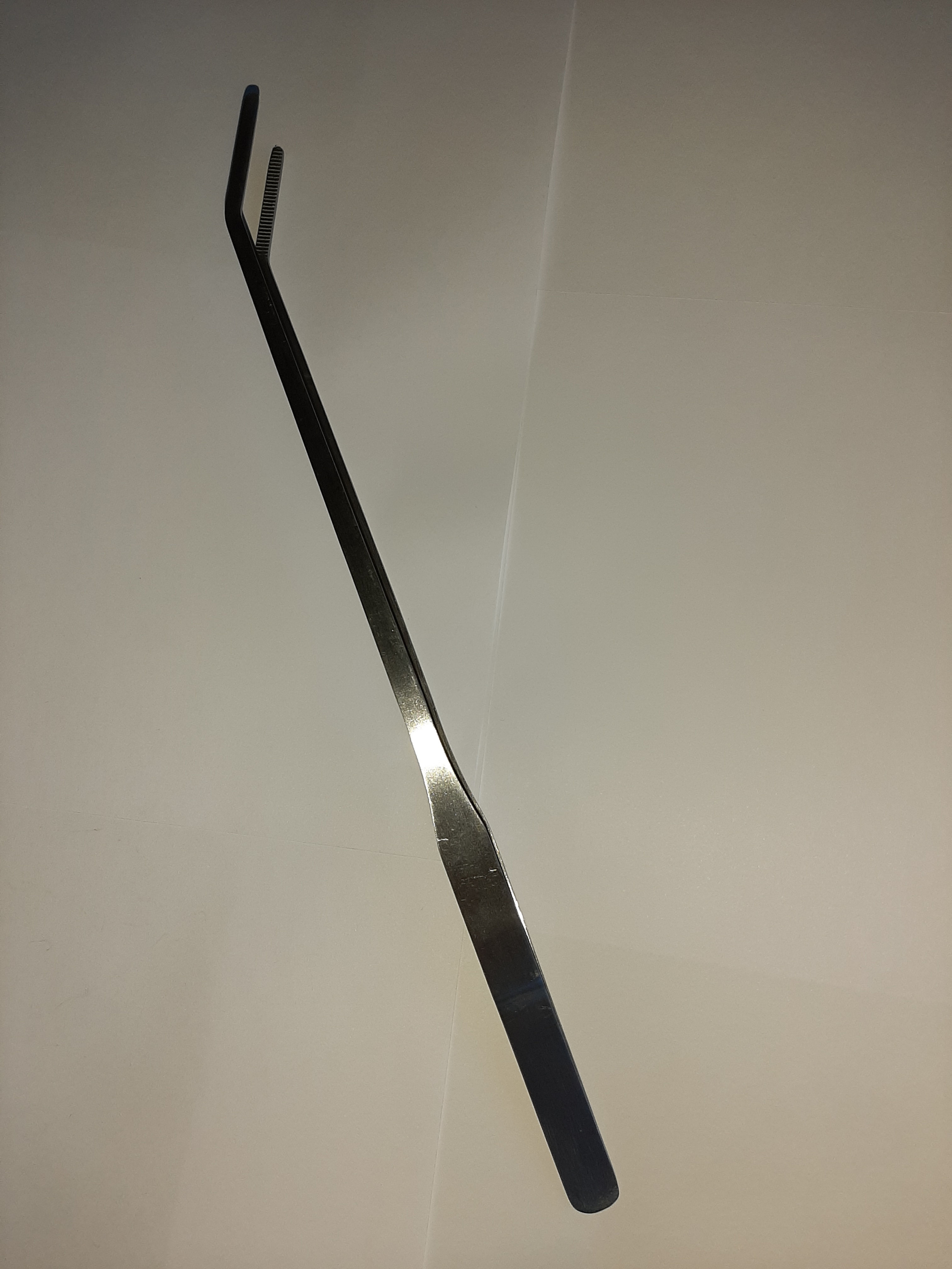 JSW Stainless Steel (Long) Tweezers (curved head) 10.5 inches