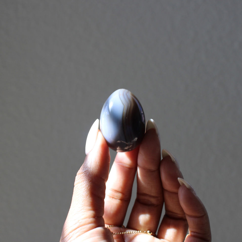 Thumbnail: CALM ~ AGATE YONI EGG