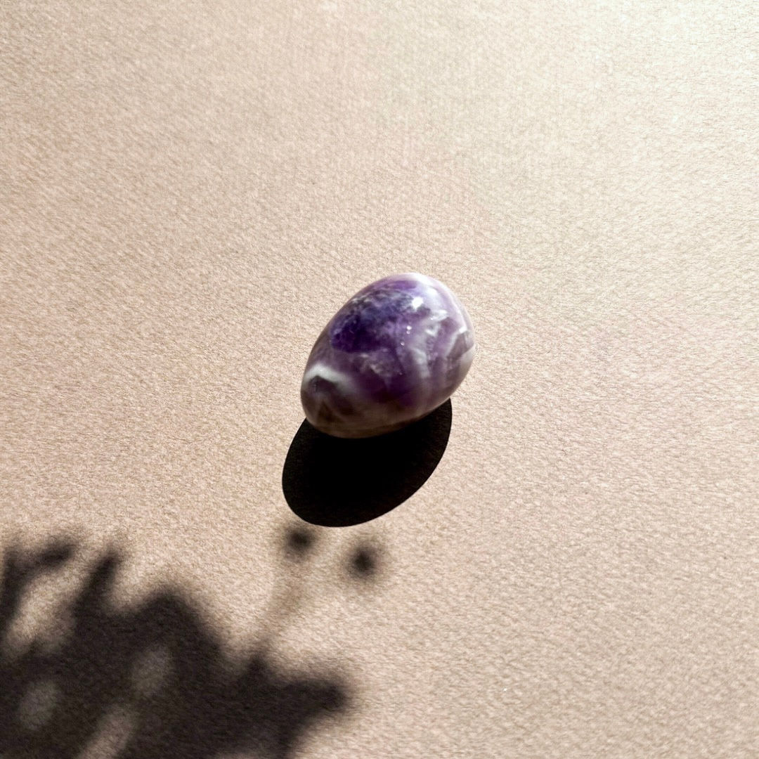 ROYALE ~ PURPLE AMETHYST YONI EGG
