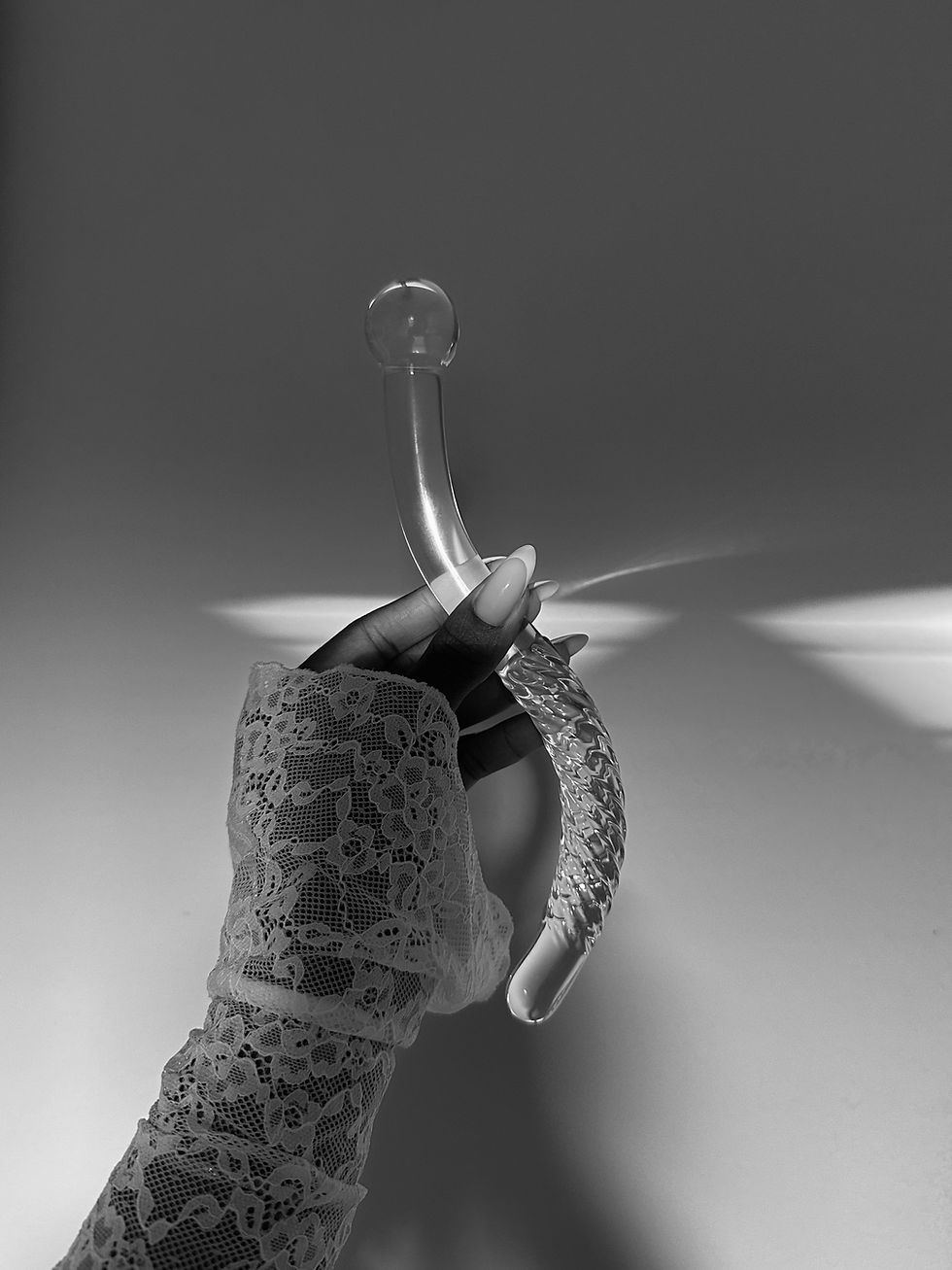 Thumbnail: LUNA ~ SLIM GLASS YONI WAND