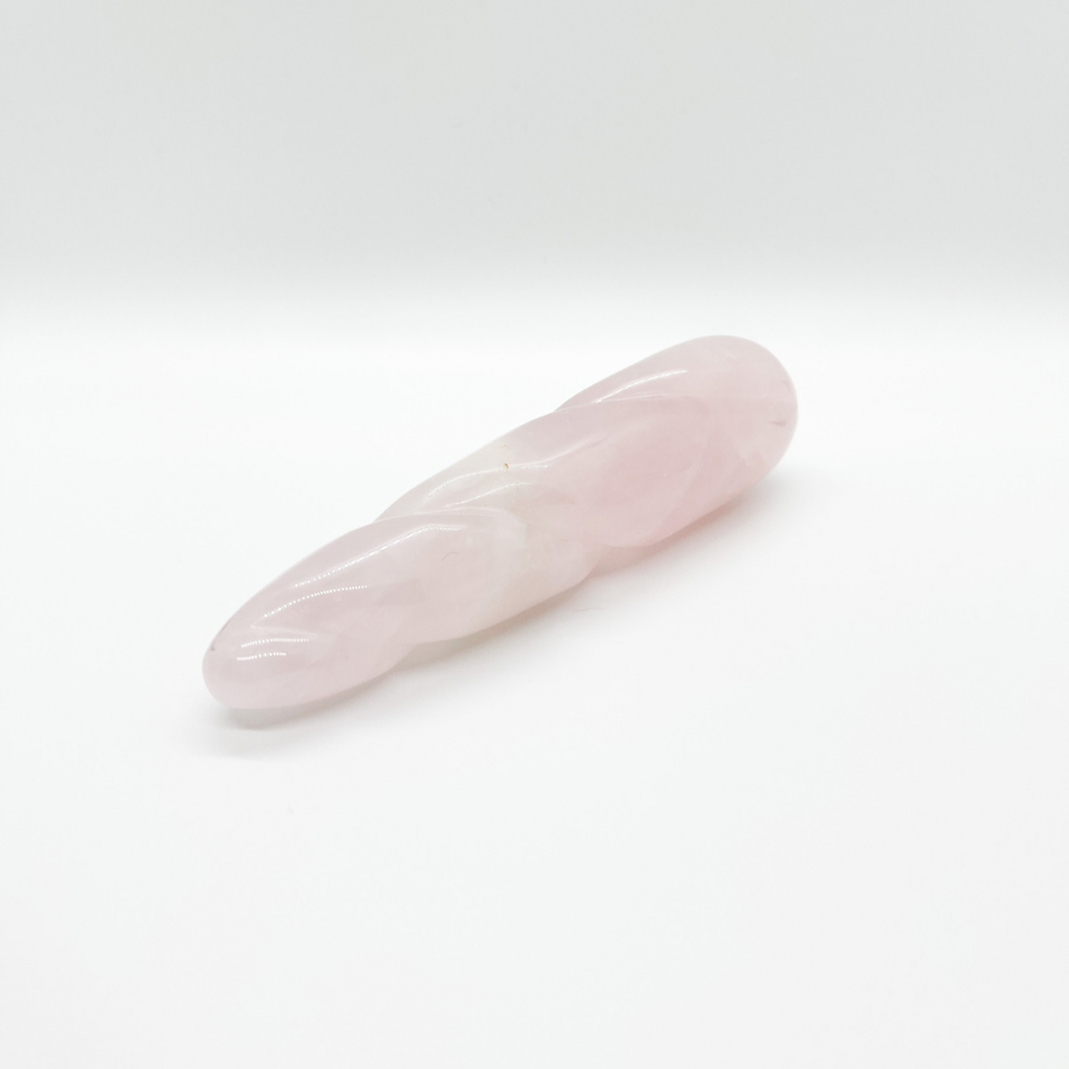 Thumbnail: ROSE QUARTZ SPIRAL WAND