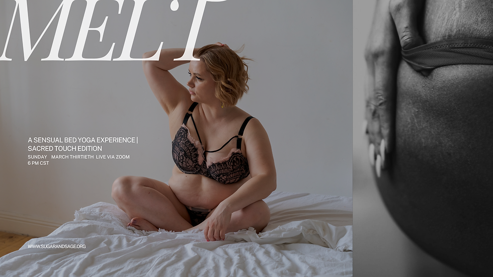 A Virtual Sensual Bed Yoga Experience | The Sacred Touch Edition