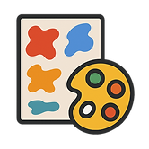 Colour Palette Vector Image