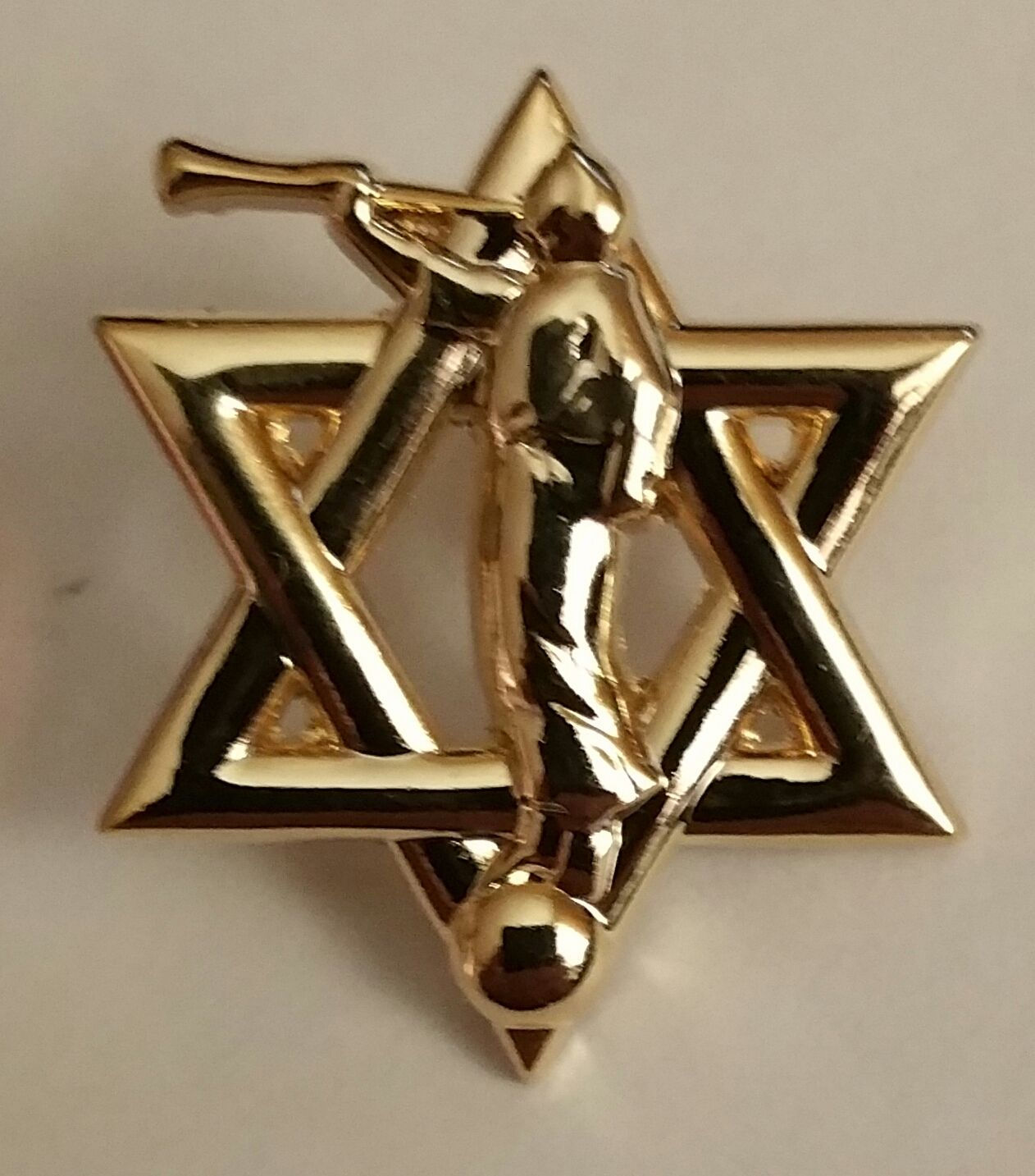 Star of David / Moroni / Jewish Mormon Lapel Pin