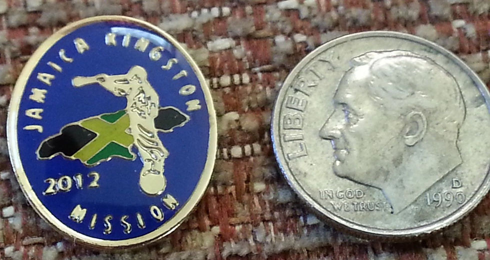 Thumbnail: JAMAICA KINGSTON MISSION Lapel Pin