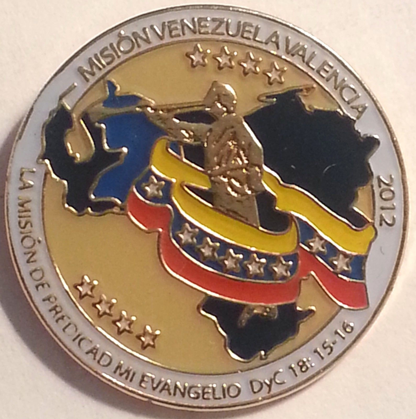 VENEZUELA VALENCIA MISSION Lapel Pin