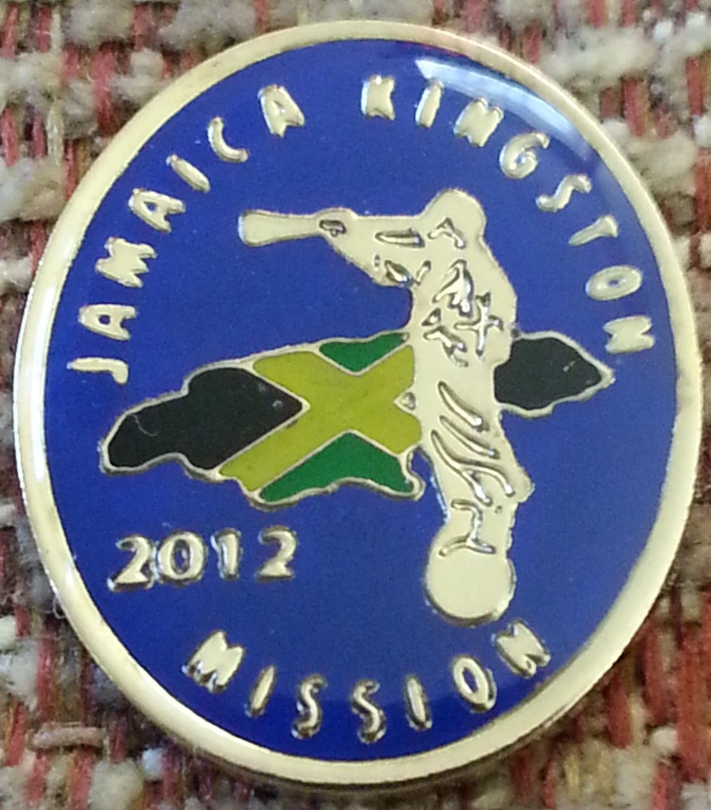 JAMAICA KINGSTON MISSION Lapel Pin