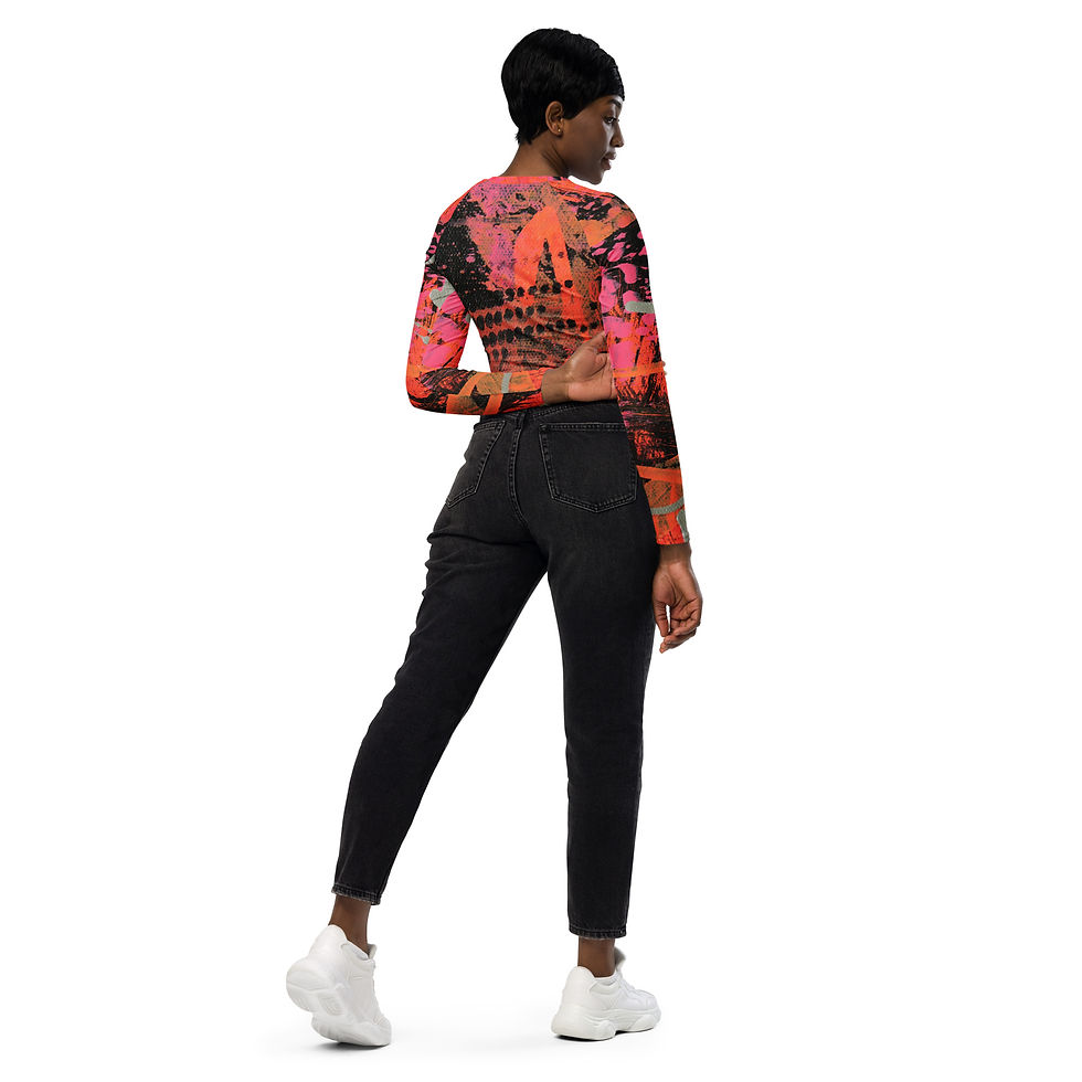 Thumbnail: Stella Recycled long-sleeve crop top