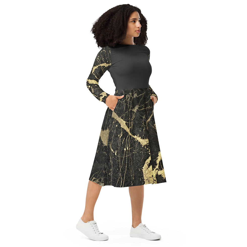 Thumbnail: Jada Long sleeve midi dress
