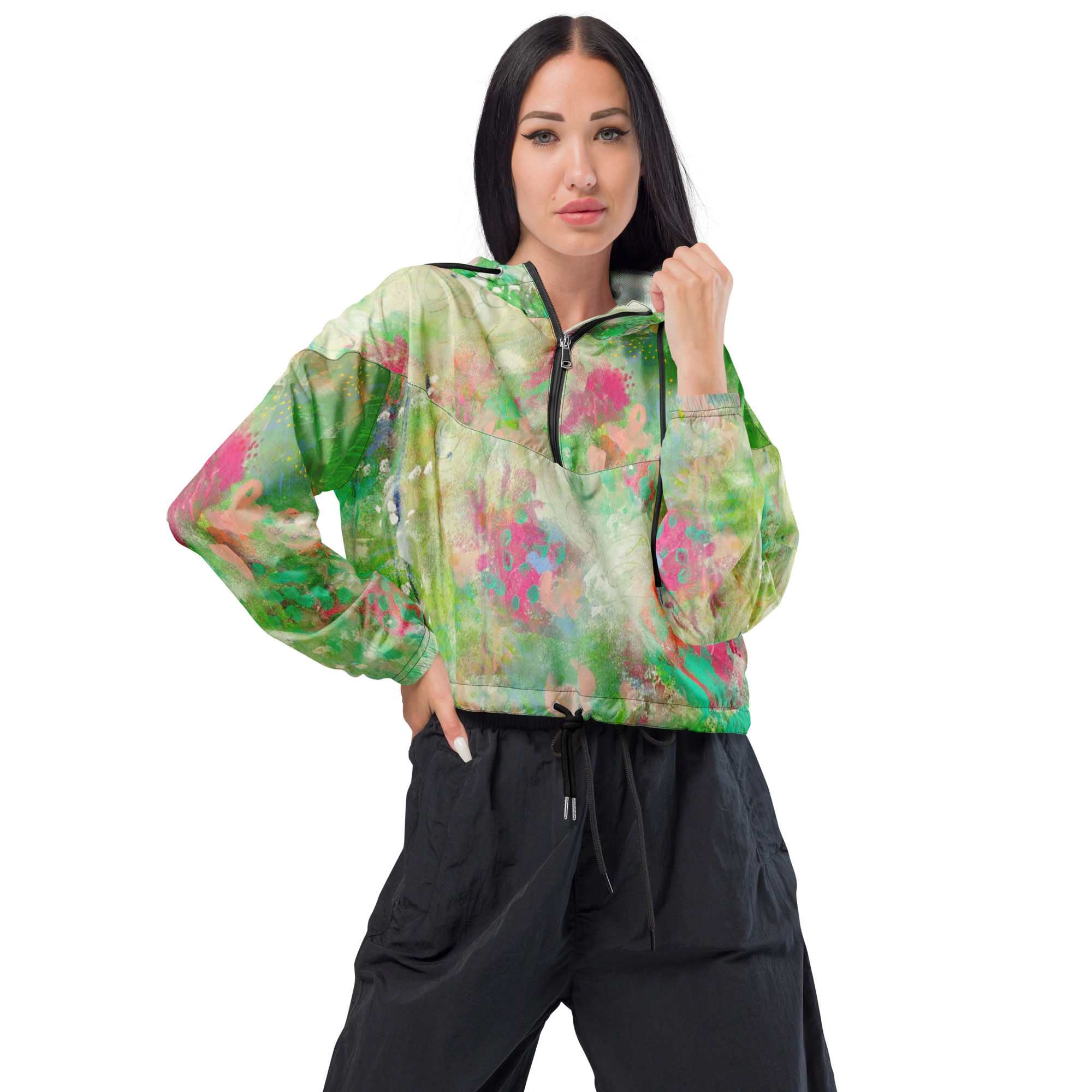 Sayde Women’s cropped windbreaker