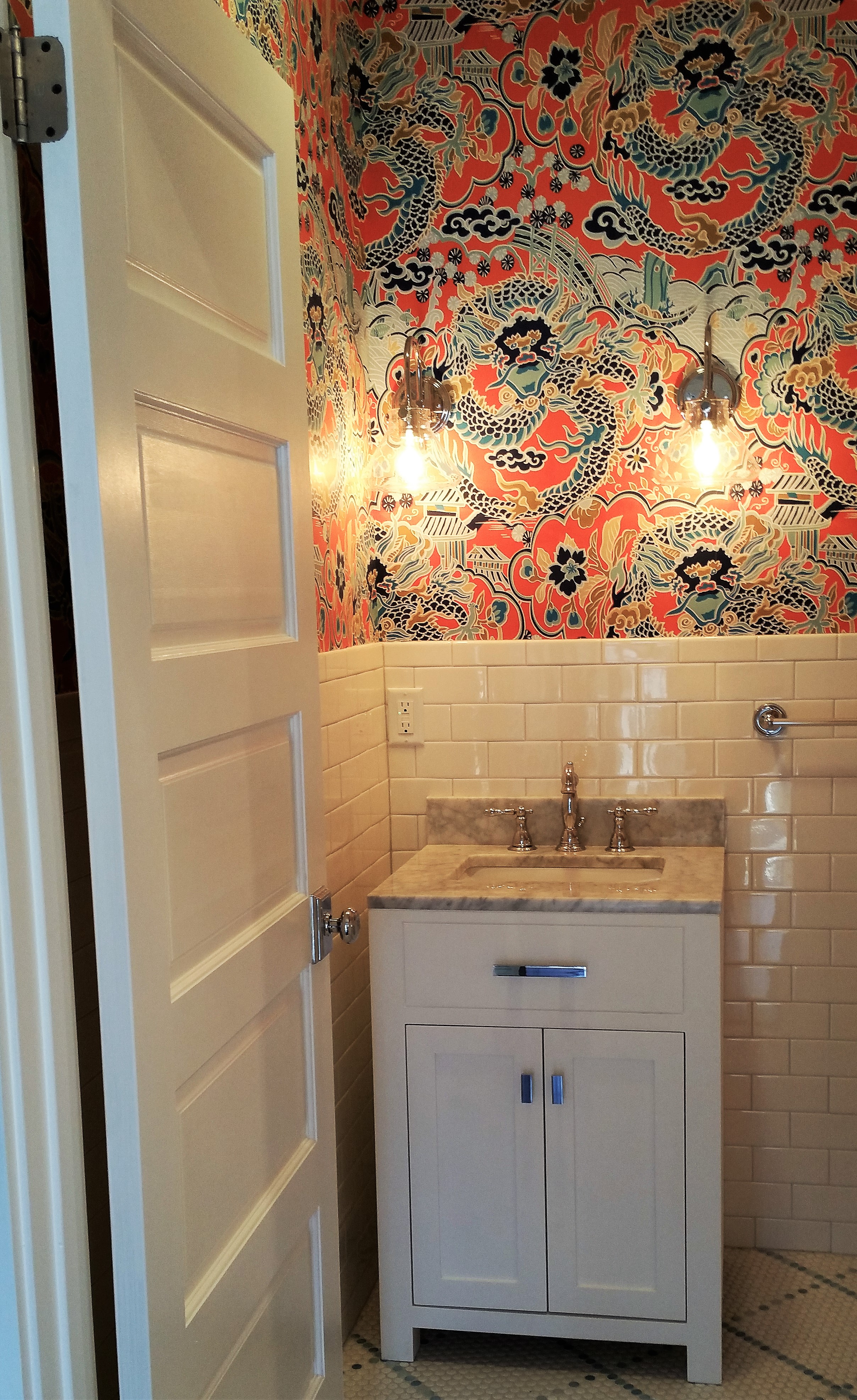 Bay View-MKE Craftsman Powder Room