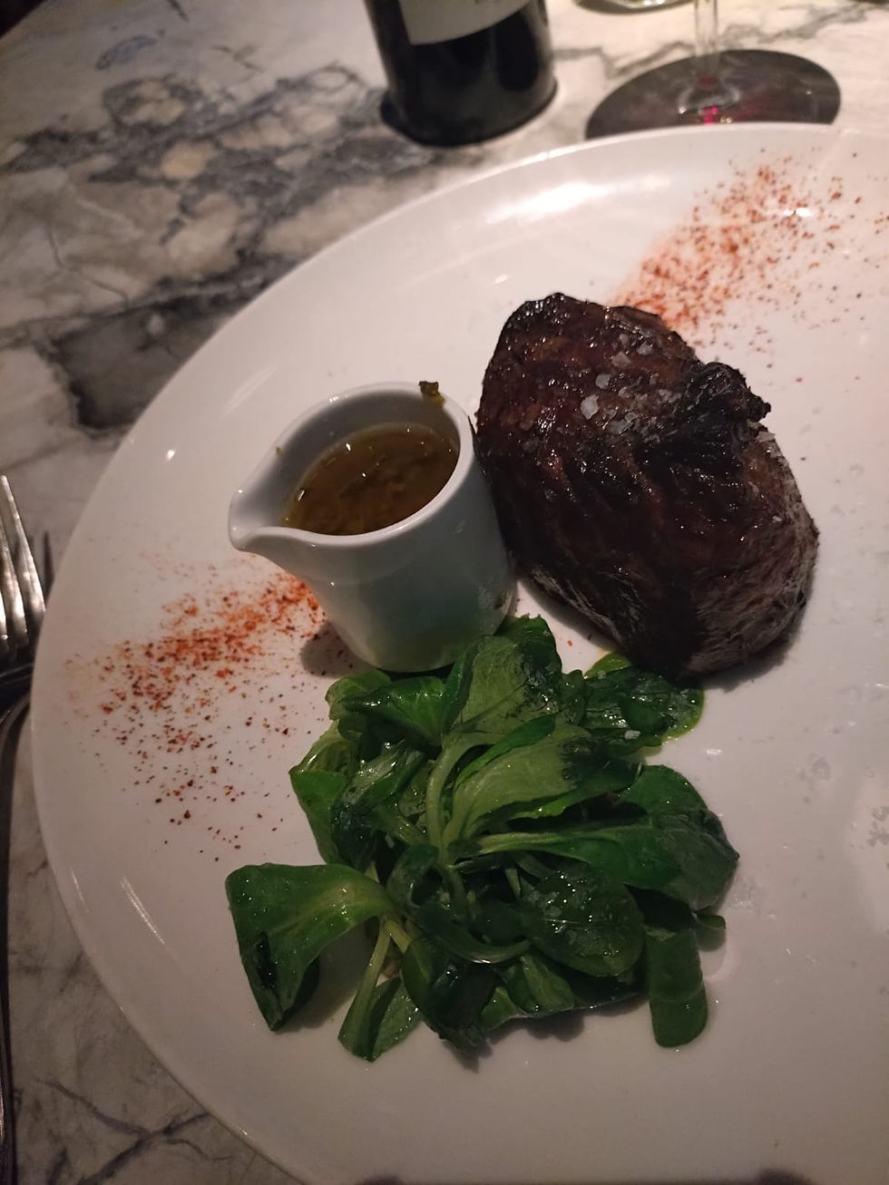 Close-up view of a colourful plate with fresh vegetables and grains