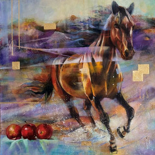 running horse